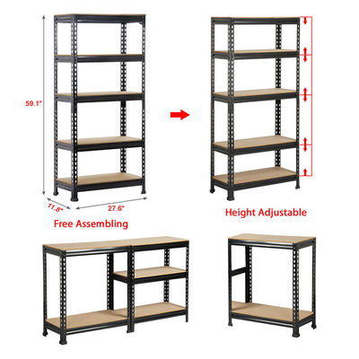 Customized Color Metal Boltless Rivet Racks for Heavy Duty Storage and ...