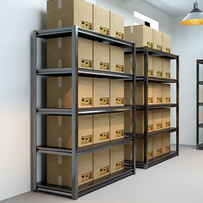 4-Level Metal Standing Type Heavy Duty Store Shelves Rack for ...