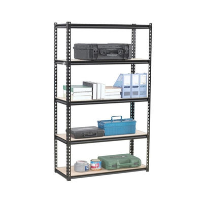 Office Boltless Storage Shelf Metal Rack Adjustable Steel Powder Coated ...